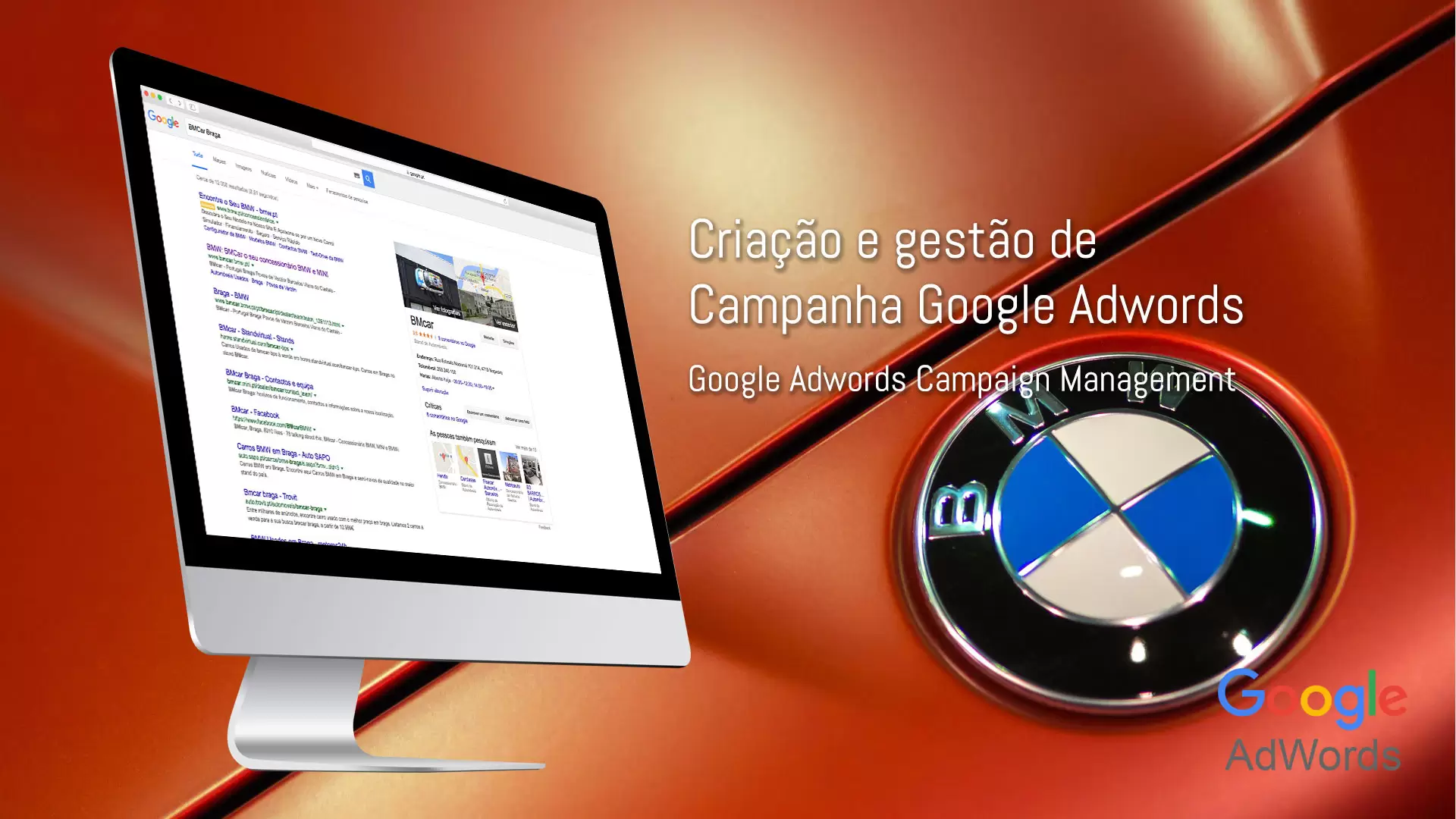 google adwords, campanhas seo, motores de busca, optimização de motores de busca, campanhas de google, BM Car, BMW